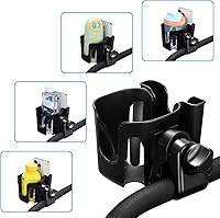 Vista 8 de Accmor 2-in-1 Stroller Cup Holder with Phone Holder, Universal Cup Holder for Uppababy Nuna Doona Strollers, Cup Phone Holder for Stroller, Bike