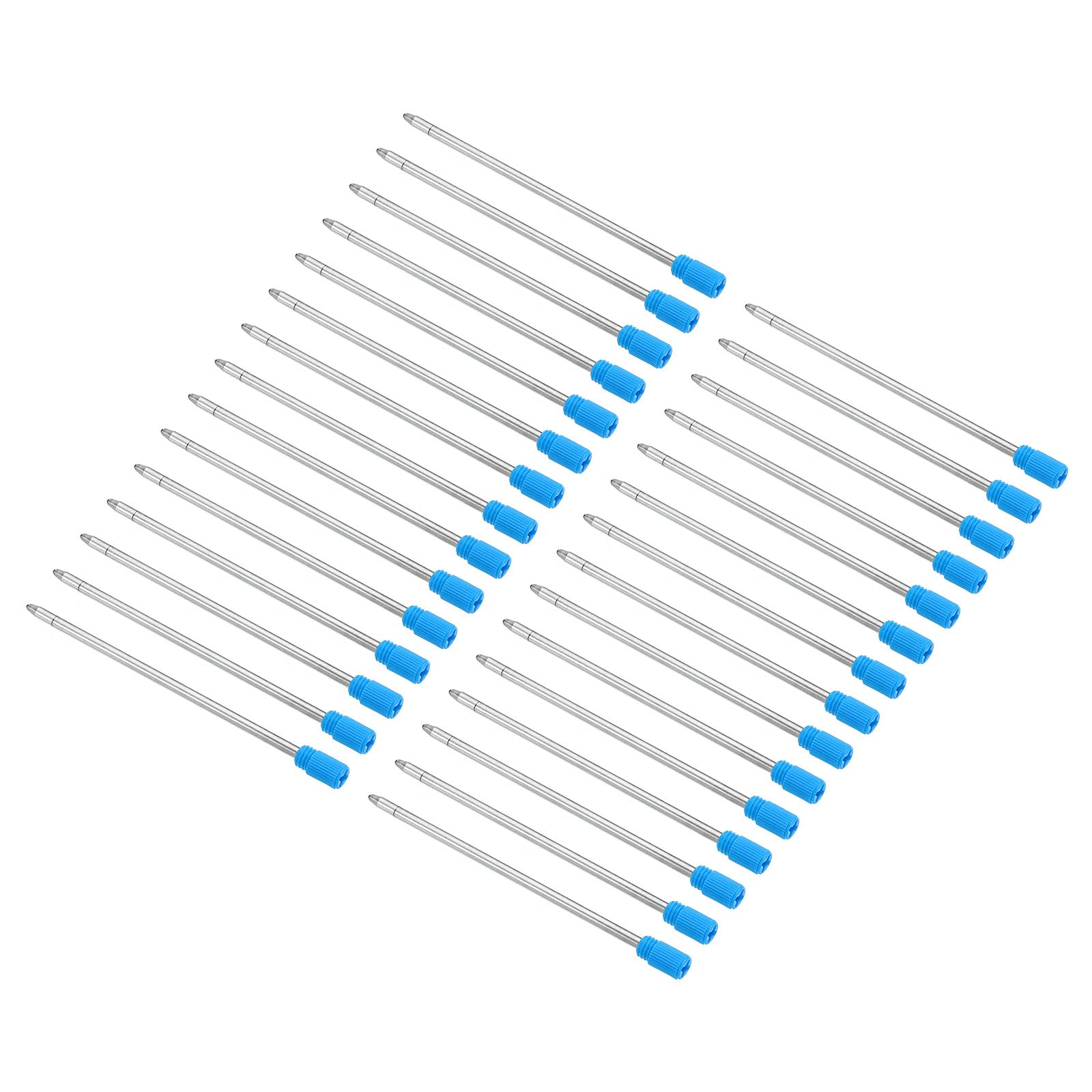 PATIKIL 1mm Ink Pen Refills, 30 Pcs Ballpoint Refill Medium Point Metal Compatible Replaceable Replacement for Pen Writing