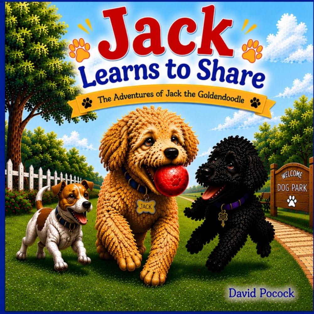 Jack Learns to Share: The Adventures of Jack the Goldendoodle