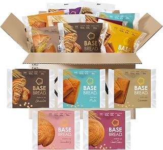 ベースブレッド 5種20袋 パン 【チョコ、シナモン、ミルク、ストロベリー、さつまいも】 置き換えダイエット ダイエット食品 完全栄養食 低糖質 お試し BASE BREAD ベースフード BASE FOOD