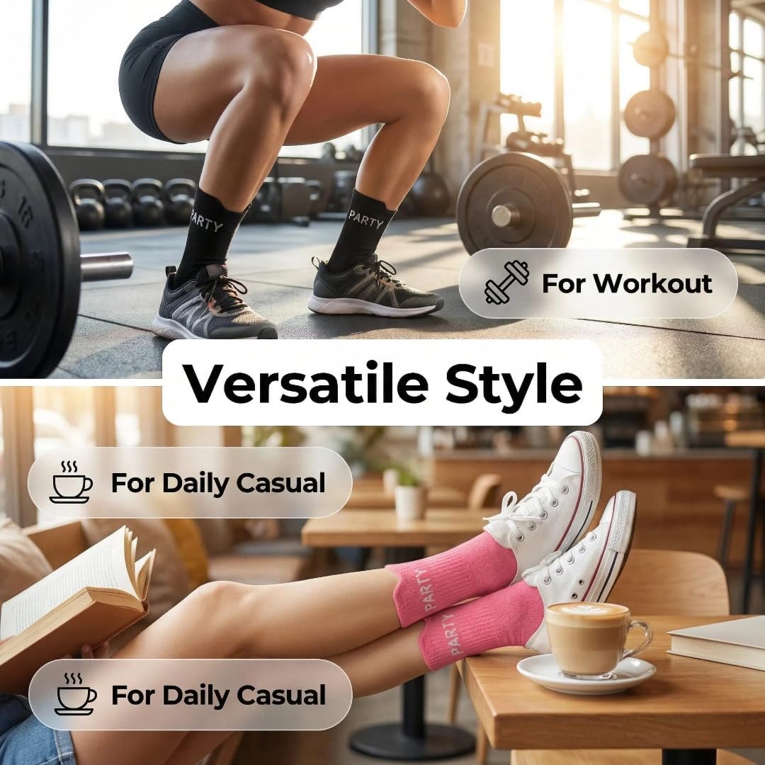 4 Pairs Women's Socks Compression Ankle Socks,Gift For Women