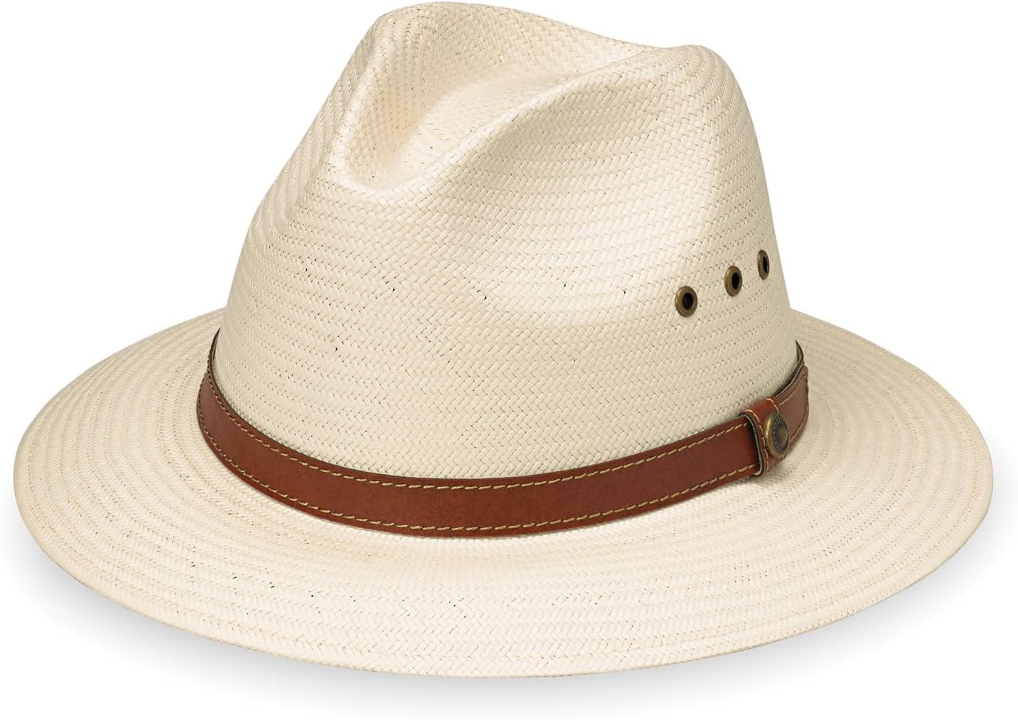 Wallaroo Men's Avery Fedora - UPF 50+ Sun Protection, Wide Brim Sun Hat, Designed for Air Flow | 2 Colors/Sizes