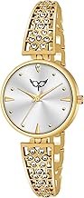 WHITE BIRD Starlet Quartz Analog Rose Gold Dial Metal Strap Watch for Girls-Women6008
