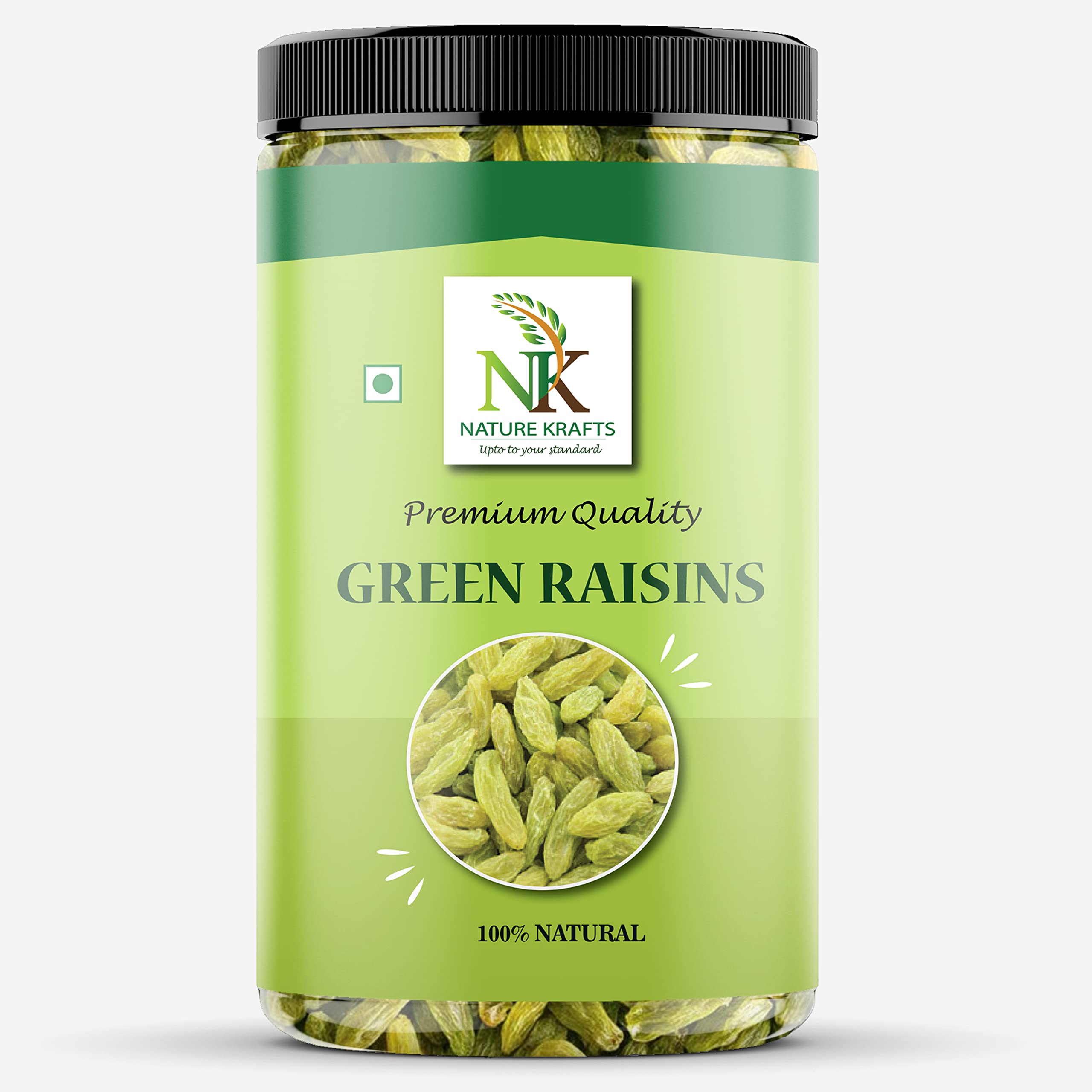 Nature Krafts Green Raisins 500gm | Hari Kismish | Dried Kishmish [Jar Pack] (B0BTVWHHSM) Amazon Price History, Amazon Price Tracker