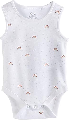 NEXT Confezione Da 5 Body A Canotta Per Neonati – Unisex, Cotone Morbido, Pratico E Comodo - 2