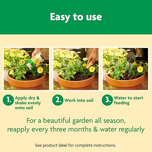 Miniatura 7 de Miracle-Gro Shake 'N Feed - Alimento vegetal multiusos, para plantas en el suelo y en macetas, nutrición por hasta 3 meses, 1 lb.