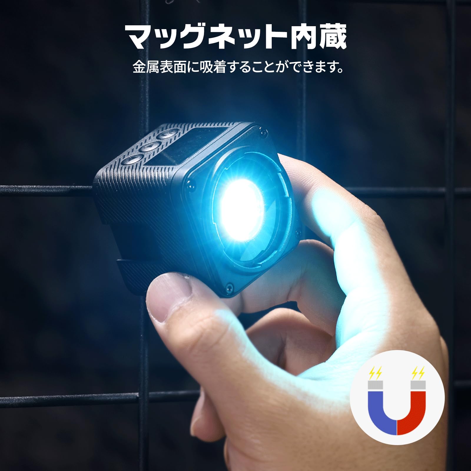Amazon | Ulanzi L3 LEDビデオライト ミニ撮影用ライト ゴープロ用