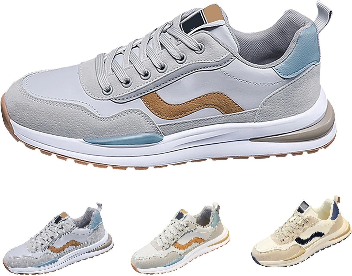 Hiking Shoes Women Waterproof Mesh Lightweight Breathable Walking Shoes Men Non Slip Lace Up Running Shoes