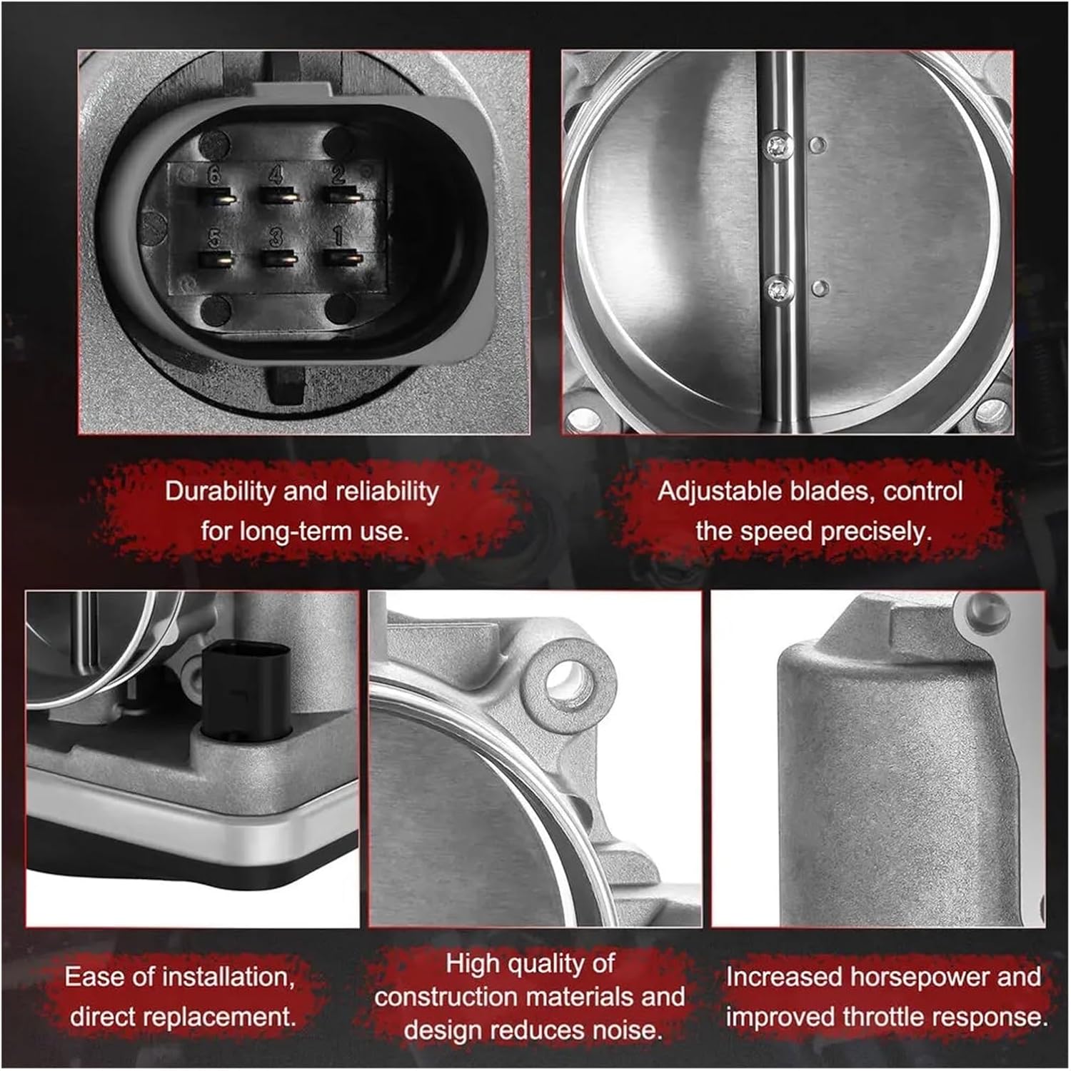 53032120AB Throttle Body for 2003-2004 Compatible with Dodge Ram 1500/2500/3500 5.7L HEMI Direct Fit Replacement
