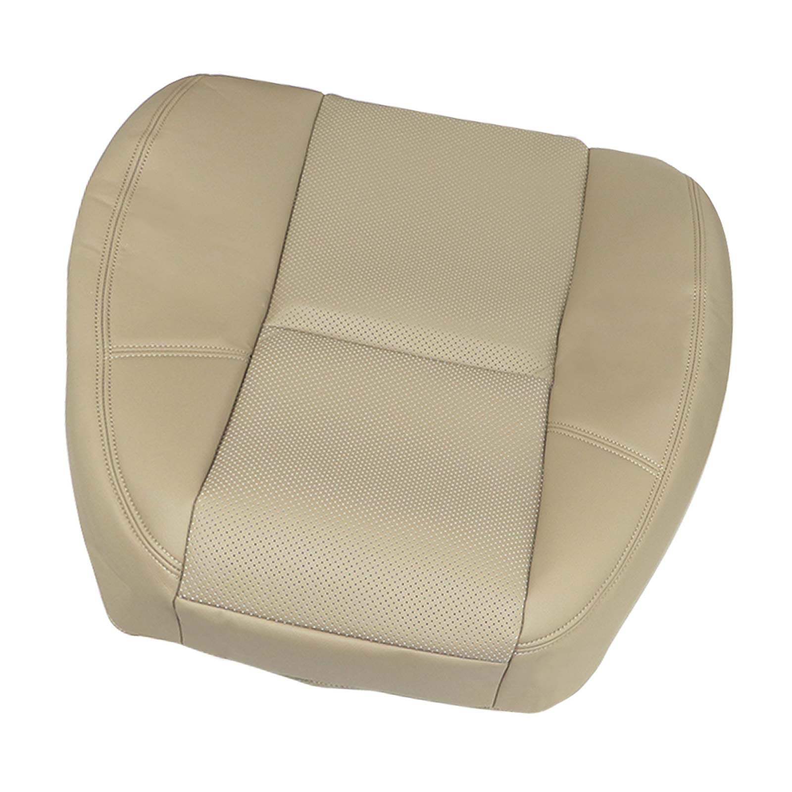 Full Set Tan Leather Seat Covers For 2003-2006 Cadillac Escalade - Front Bottom & Back Covers
