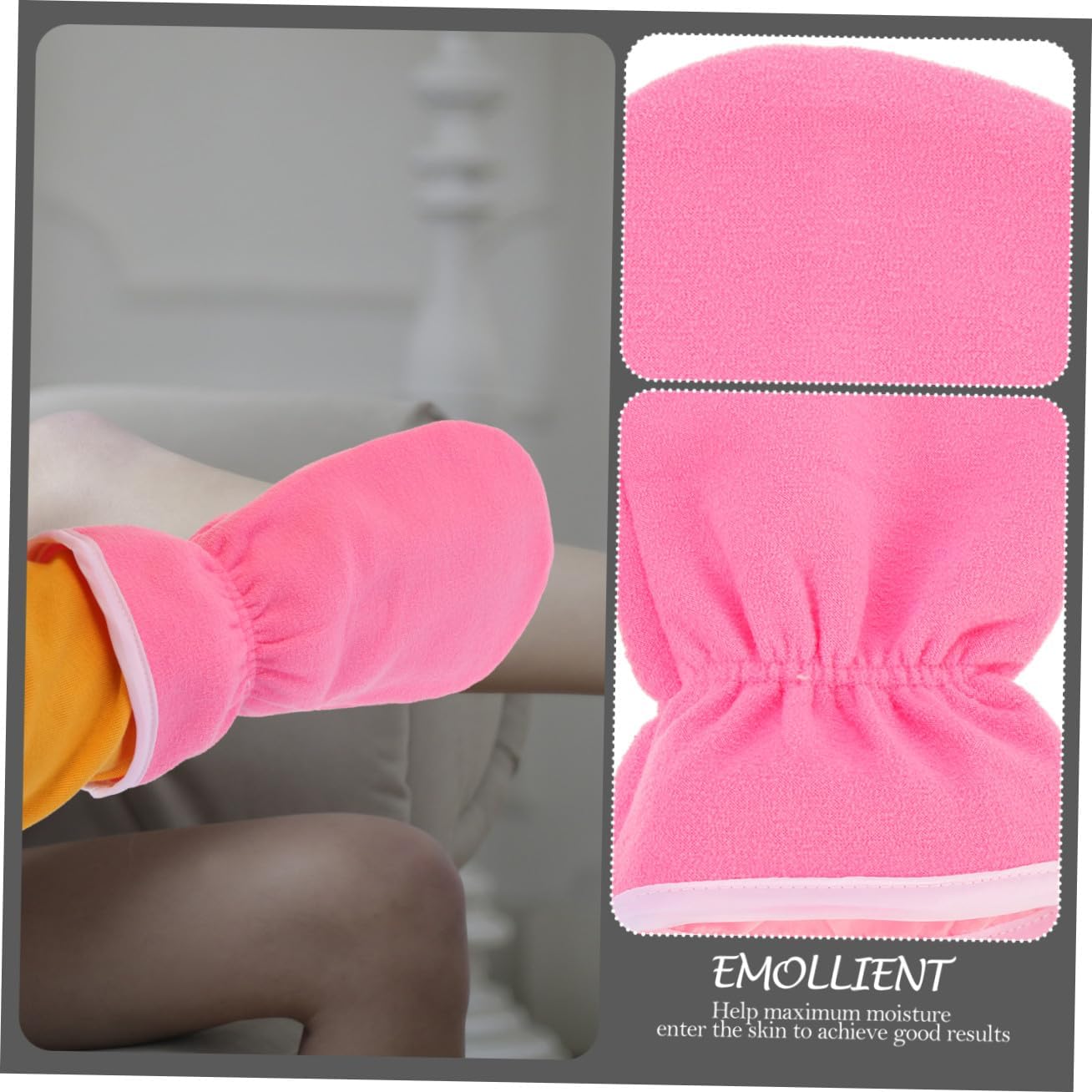 Didiseaon 3 Pairs Moisturizing Paraffin Wax Gloves Hand Spa Mittens with Elastic for Home Hand Care and Skin Hydration