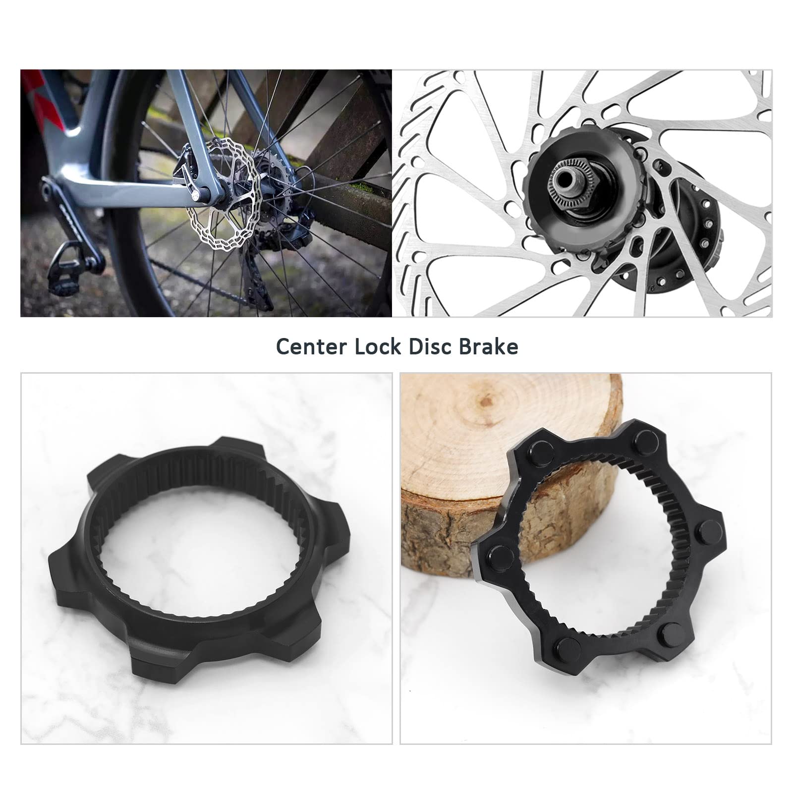 Amazon | 自転車センターロックアダプター 自転車センターロックから6