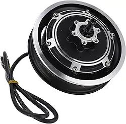 Motor HUB de scooter elétrico de 25 cm, motor de freio a disco elétrico sem escova de 48 V 1000 W, motor de cubo de roda de liga de alumínio para bicicletas elétricas, scooters elétricas, dobrável