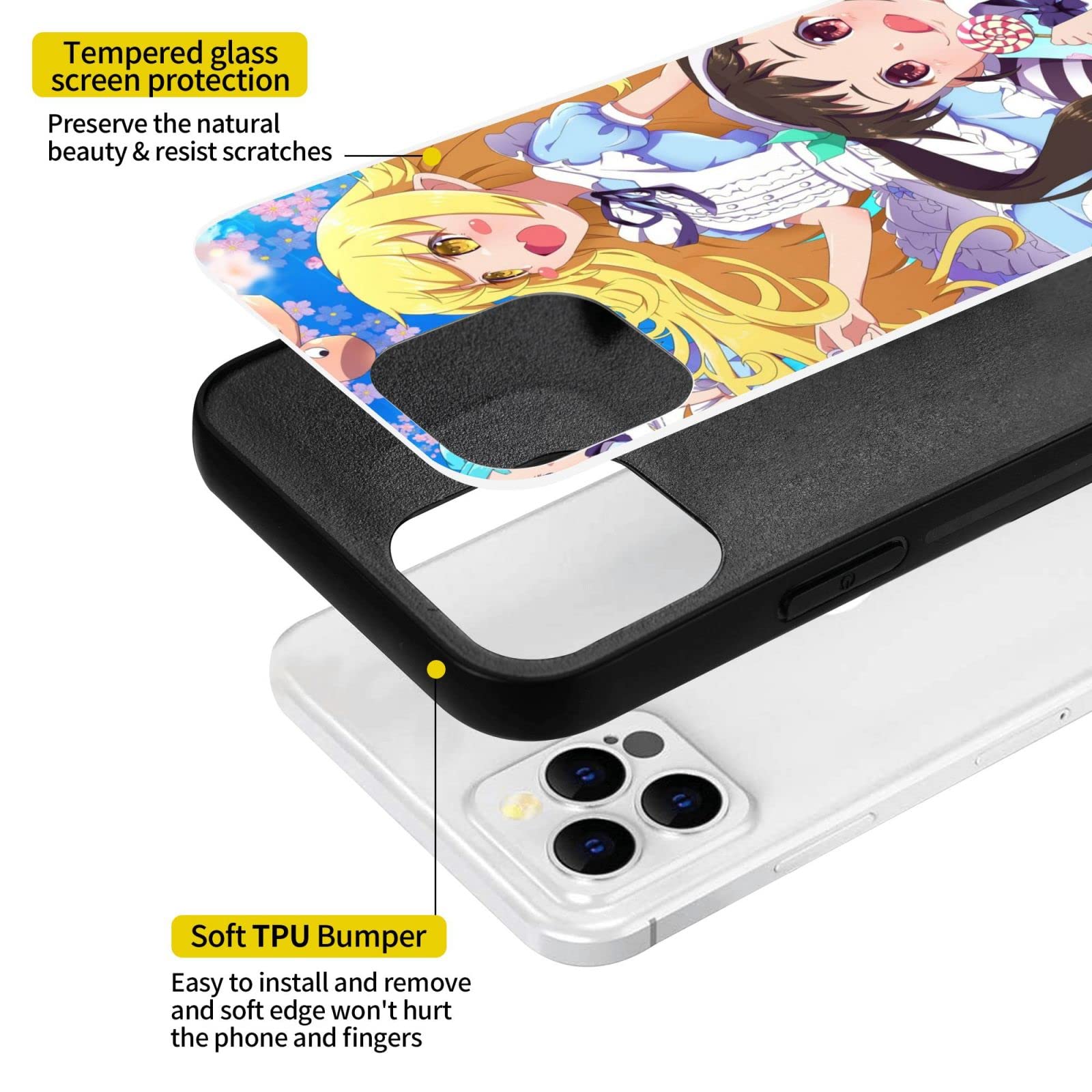 Amazon.co.jp: スマホケース Iphone 12 物語シリーズ 斧乃木余接 八九