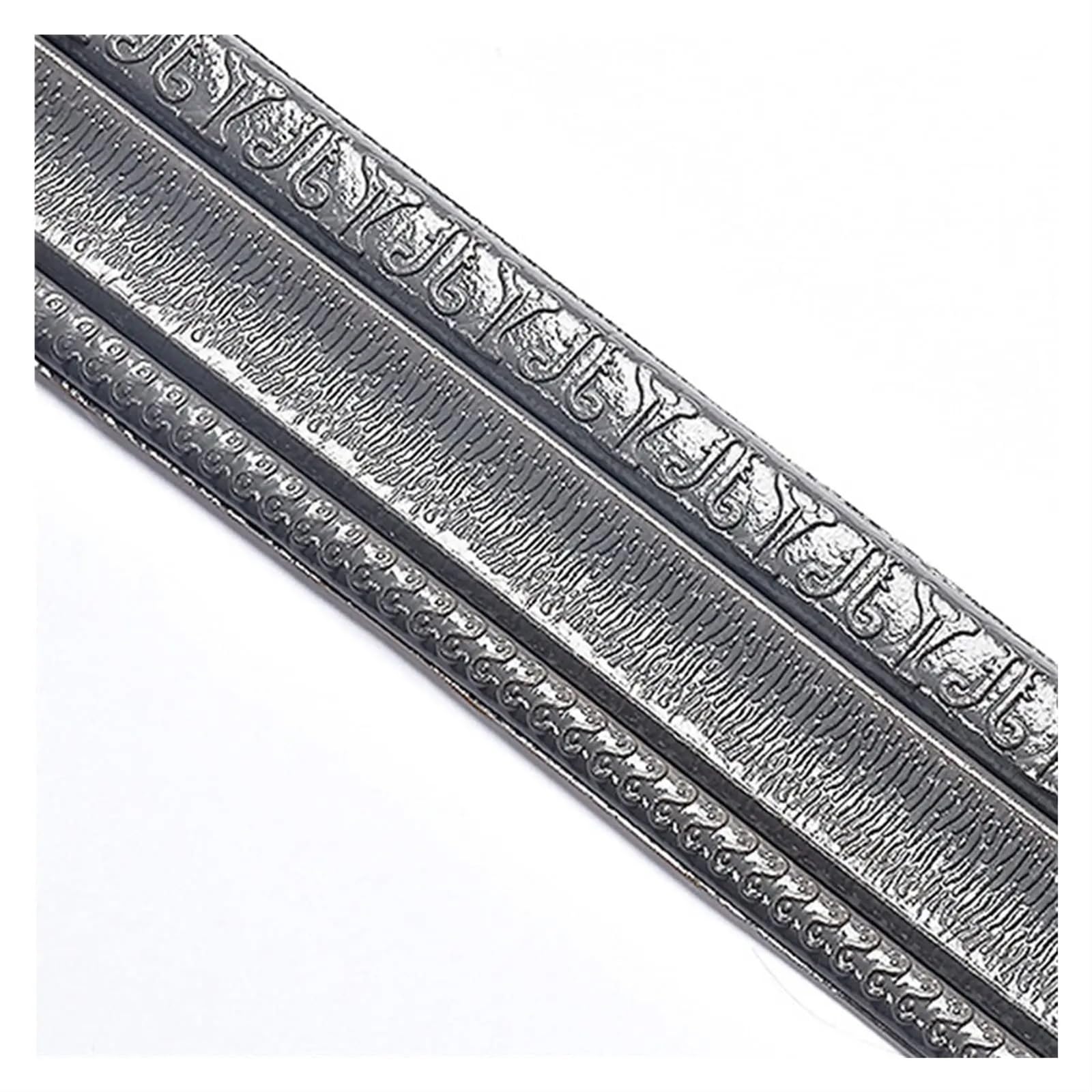 Yxinaer 1Pcs Dado Rail Self Adhesive Wallpaper Border Sticker Wall Trim Line Baseboard Pvc Edge Banding Waterproof(1Pcs)
