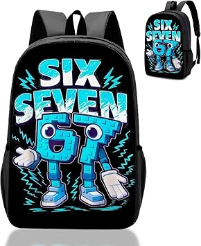 Backpack School Bag for Boys Teen- 67 Kids School Rucksack with Adjustable Shoulder Straps, 3D Printed Book Bags, Waterproof School Backpack Children's Schoolbag for 3-12 Years 67 Gifts Hiking Travel