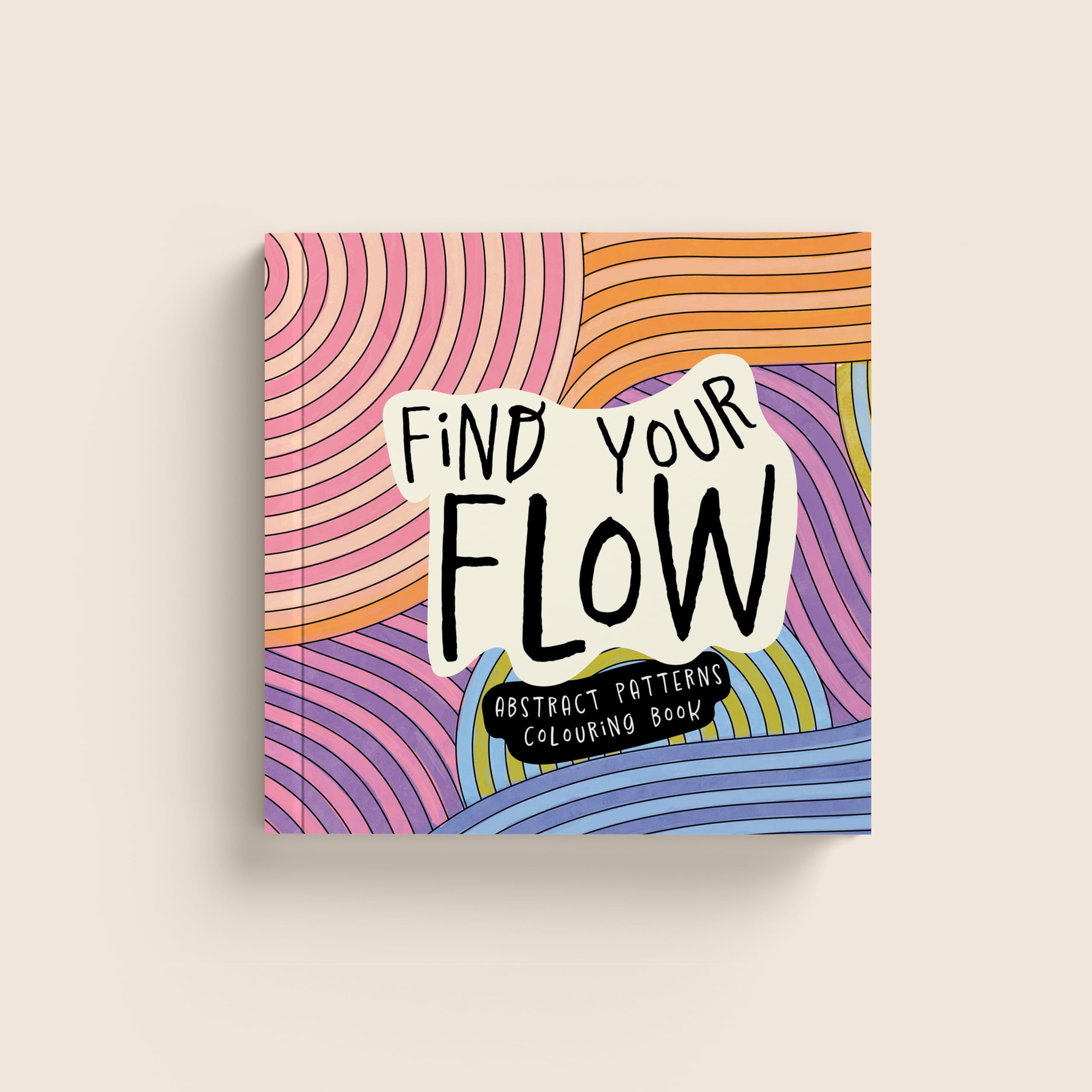 Find Your Flow Colouring Book for Adults | Mindfulness & Stress Relief Coloring Book for Gentle Focus | Premium Abstract Patterns for Relaxation, Creativity & Screen-Free Self Care-image-6