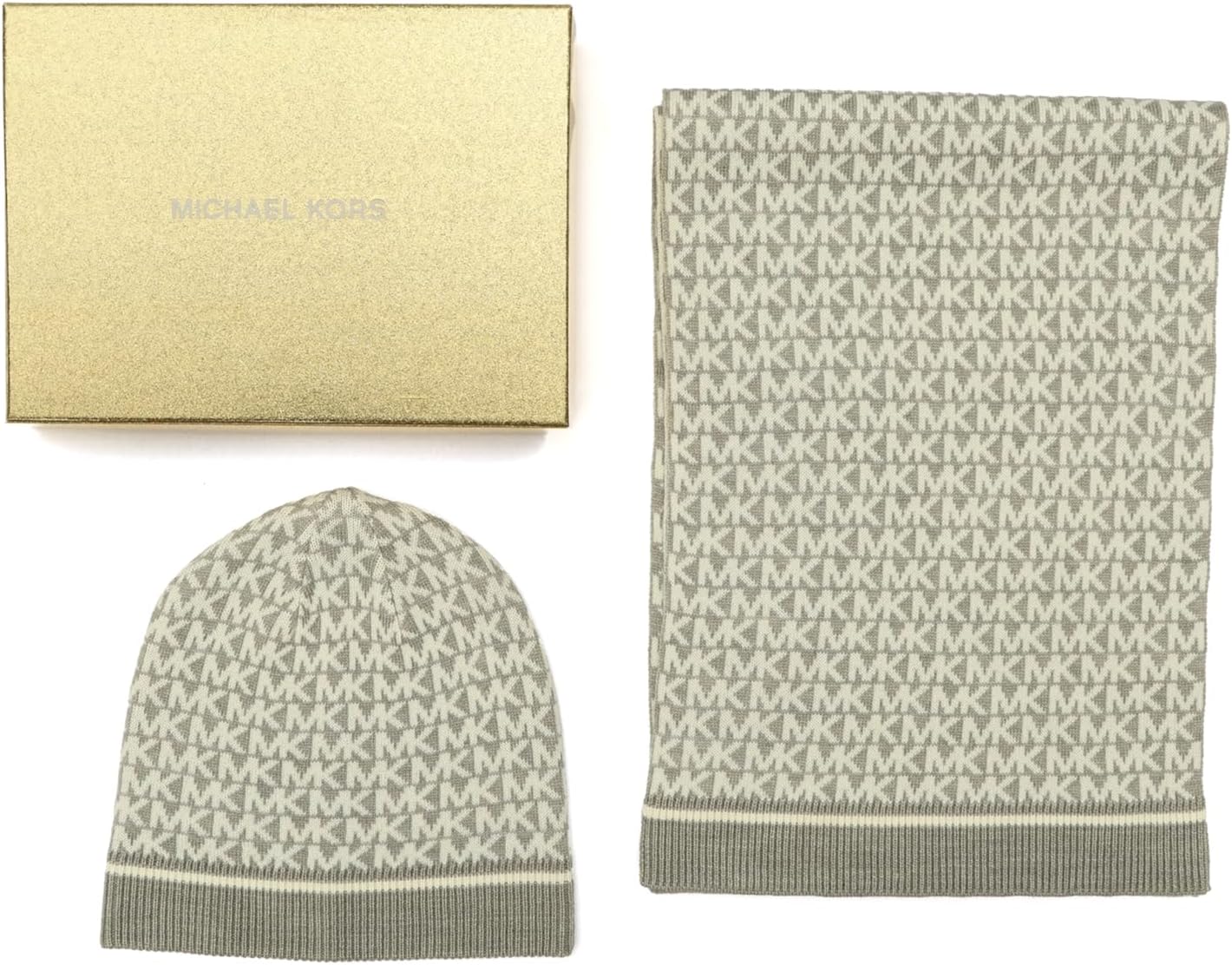 Michael Kors womens Smallest Mk Beanie, Scarf Box Set - Image 5