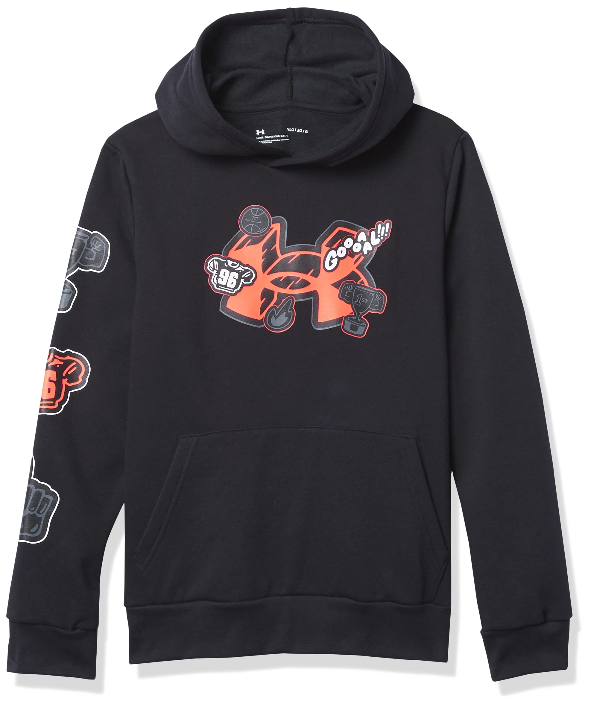 Sweat Under Armour garçon Rival Fleece Trophies à capuche - 4
