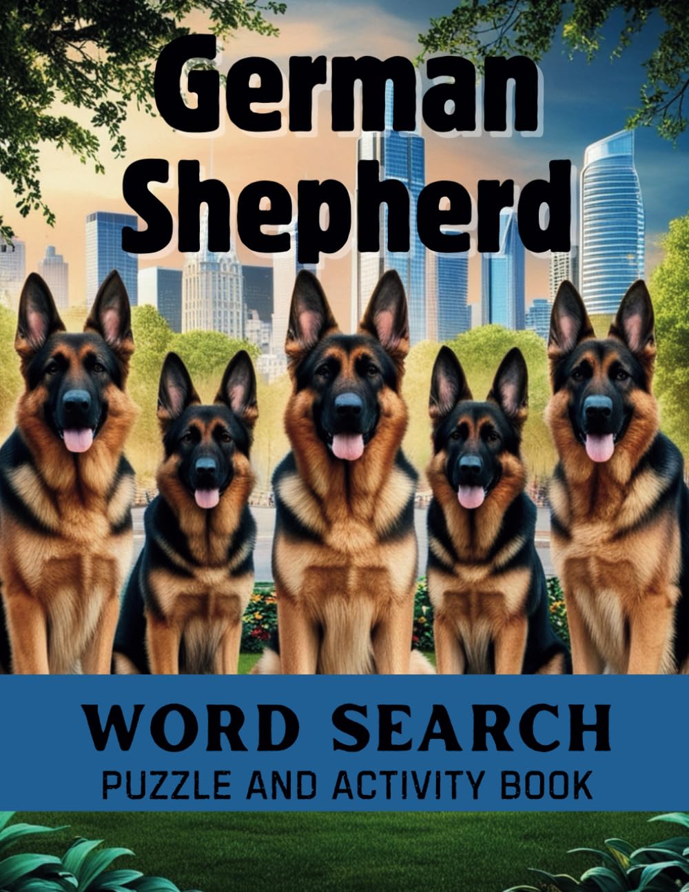 German Shepherd Word Search Puzzle and Activity Book