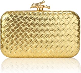 Woven Clutch Purse for Women Designer Evening Wedding Party Handbags Elegant PU Leather shoulder Bag