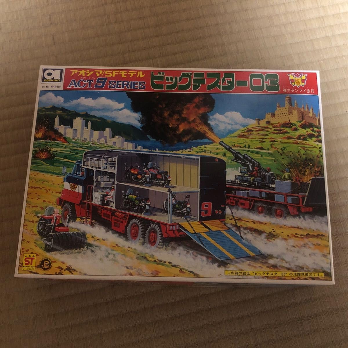 Amazon.co.jp: アオシマ SFモデル ACT9 series ビッグテスター03 