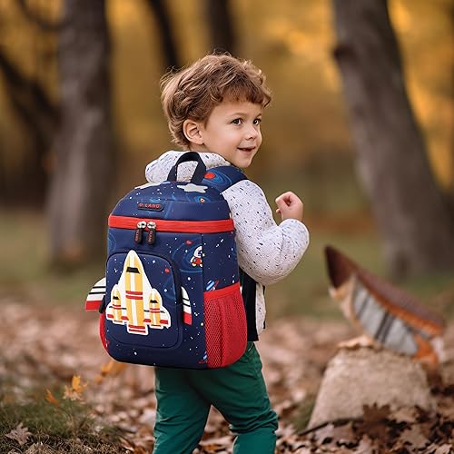 Miniatura 2 de MUSEVOS Mochila para niños pequeños, mochila de neopreno para niños y niñas, Avión