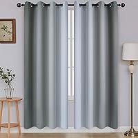 Vista 108 de SimpleHome Ombre Room Darkening Curtains 96 inches Length for Bedroom,Grommet Gradient Light Blocking Beige Gradient Window Curtains for Living