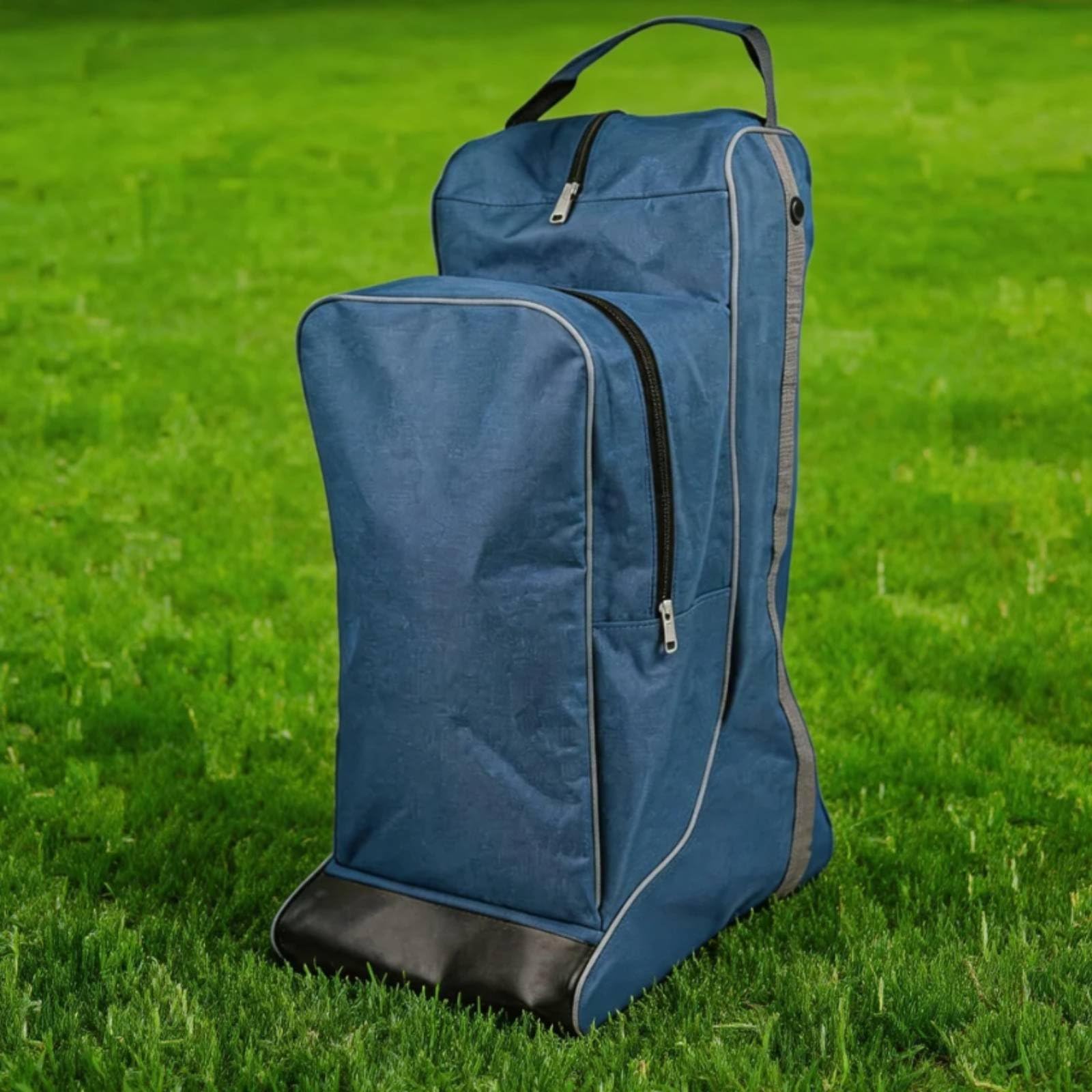 Borsa Porta Stivali e Casco Portatile Attrezzatura Sportiva Manico da Trasporto per Cavalieri, Viaggio, Maneggio
