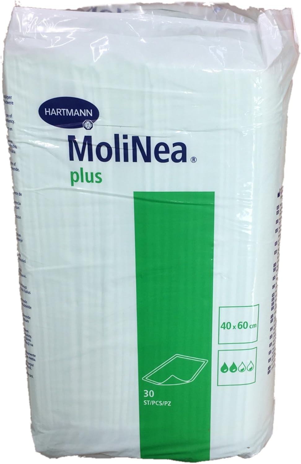 Hartmann Molinea Plus Pack De 30 Aleses 40 X 60 Cm Amazon Fr Hygiene Et Sante