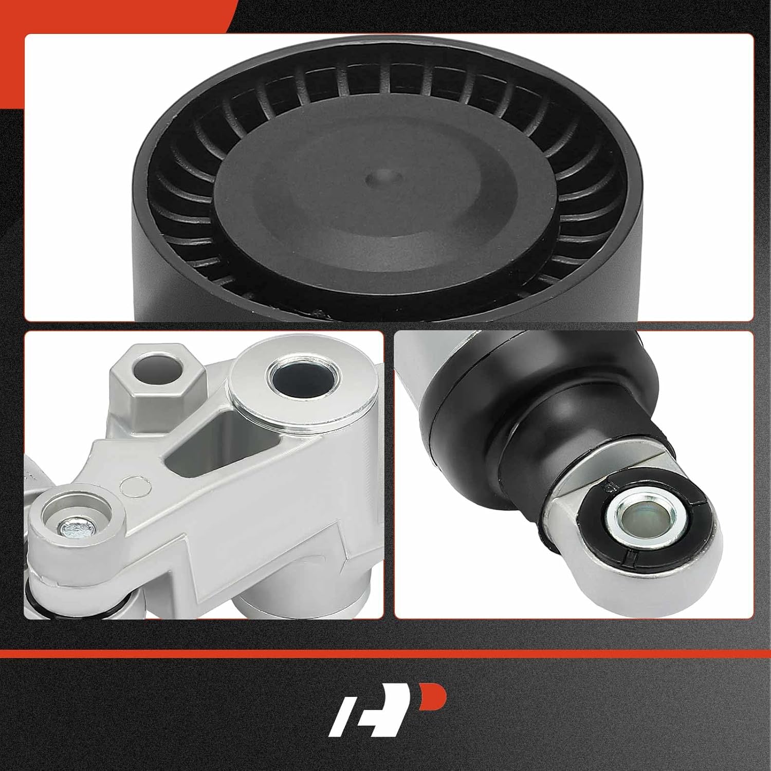 A-Premium Belt Tensioner Assembly with Pulley Compatible with Chevrolet Prizm 1998-2002 & Pontiac Vibe 2003-2008 & Toyota Corolla Matrix Celica MR2 Spyder