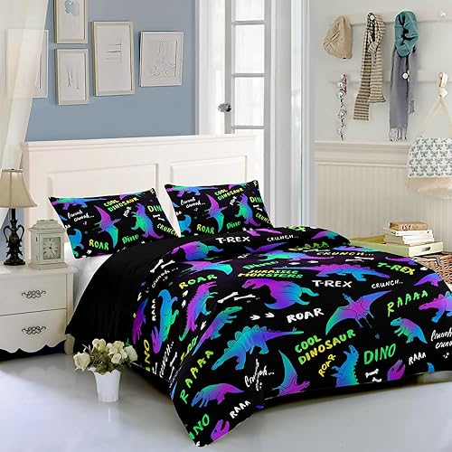 Miniatura 147 de Cartoon Cat Comforter Cover Set - Queen Size, Gradient Line Cat Bedding Set with Zipper for Kids Teens Boys Girls Adult Room Decor - 1 Quilt Cover 2