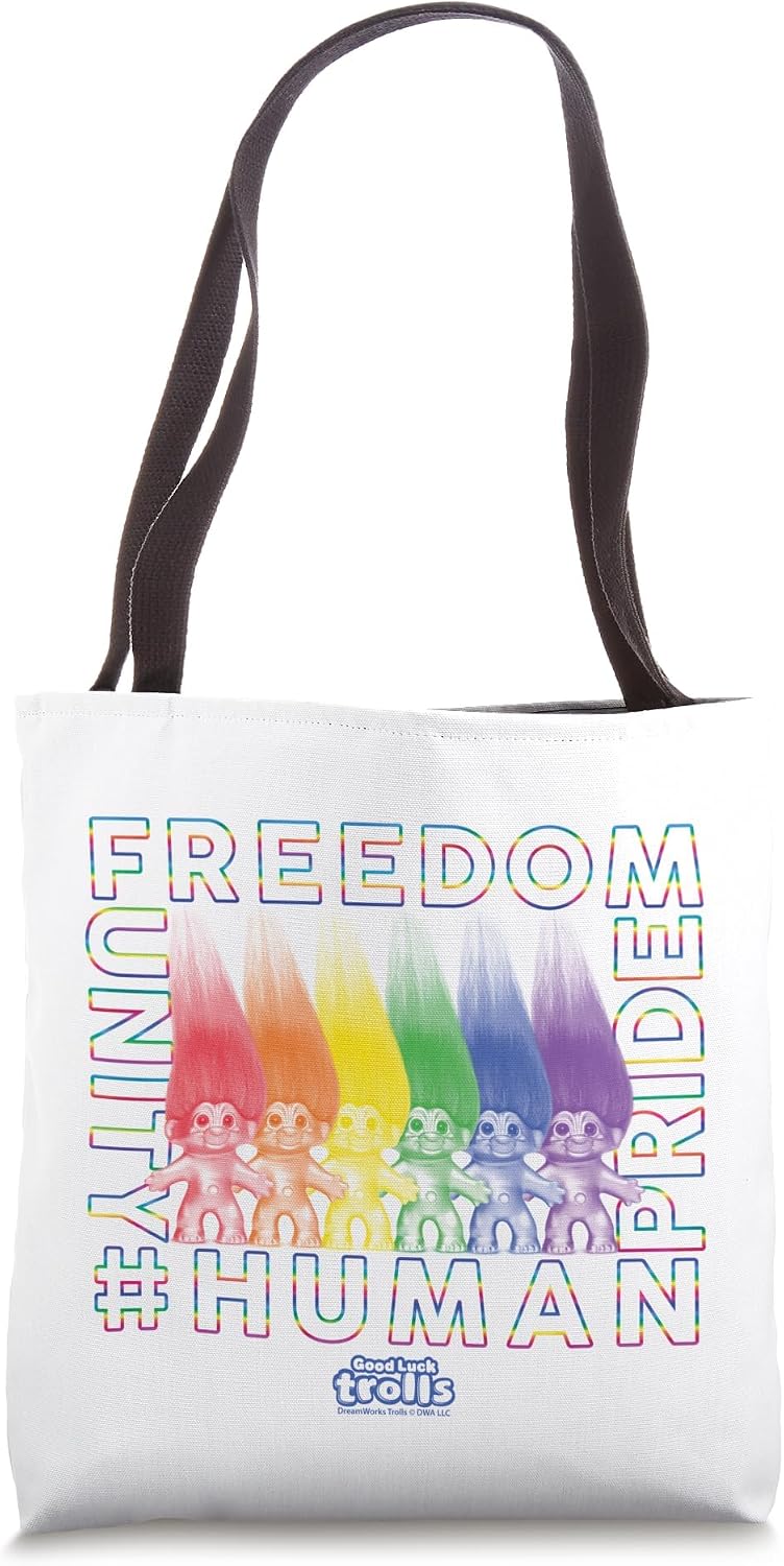 Good Luck Trolls Freedom Rainbow Tote Bag