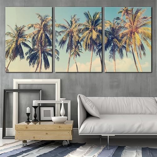 Vista 116 de 3 piezas de pintura verde para pared, parque nacional de Yosemite, agua clara, lago, montañas, árboles, rocas, impresiones sobre lienzo, decoración