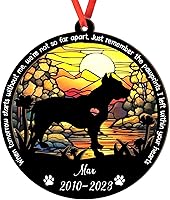 Vista 22 de Adorno personalizado para atrapasoles Bichon Frise, Bichon Frise Sun Catcher Adorno de Navidad – Regalo para perro amante, Bichon Frise 3D 2 capas