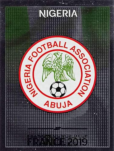2019 Panini FIFA Women's World Cup France Album Stickers (Individual Sticker Only) Soccer #81 Nigeria Team Logo Nigeria Foil 2 Inch by 2 12 Inch