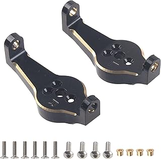 1Pair ShareGoo Brass Caster Blocks C-Hub Carrier Protal Drive Counterweight Compatible with Traxxas TRX4 Defender TRX6 1/10 RC Crawler Car