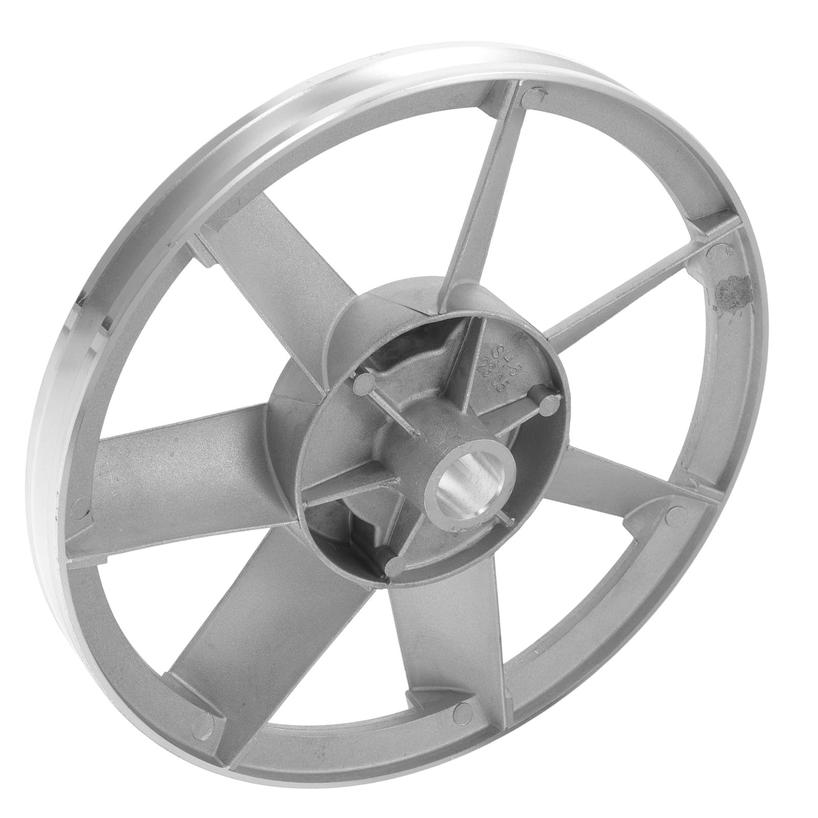 Poulie de compresseur en aluminium argenté volant moteur à rainure unique Magiclulu
