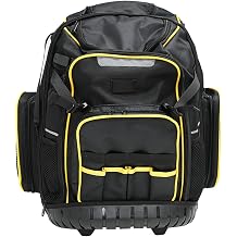 NLQR Rolling Tool Backpack with Wheels Heavy Duty Full Opening Tool Bag