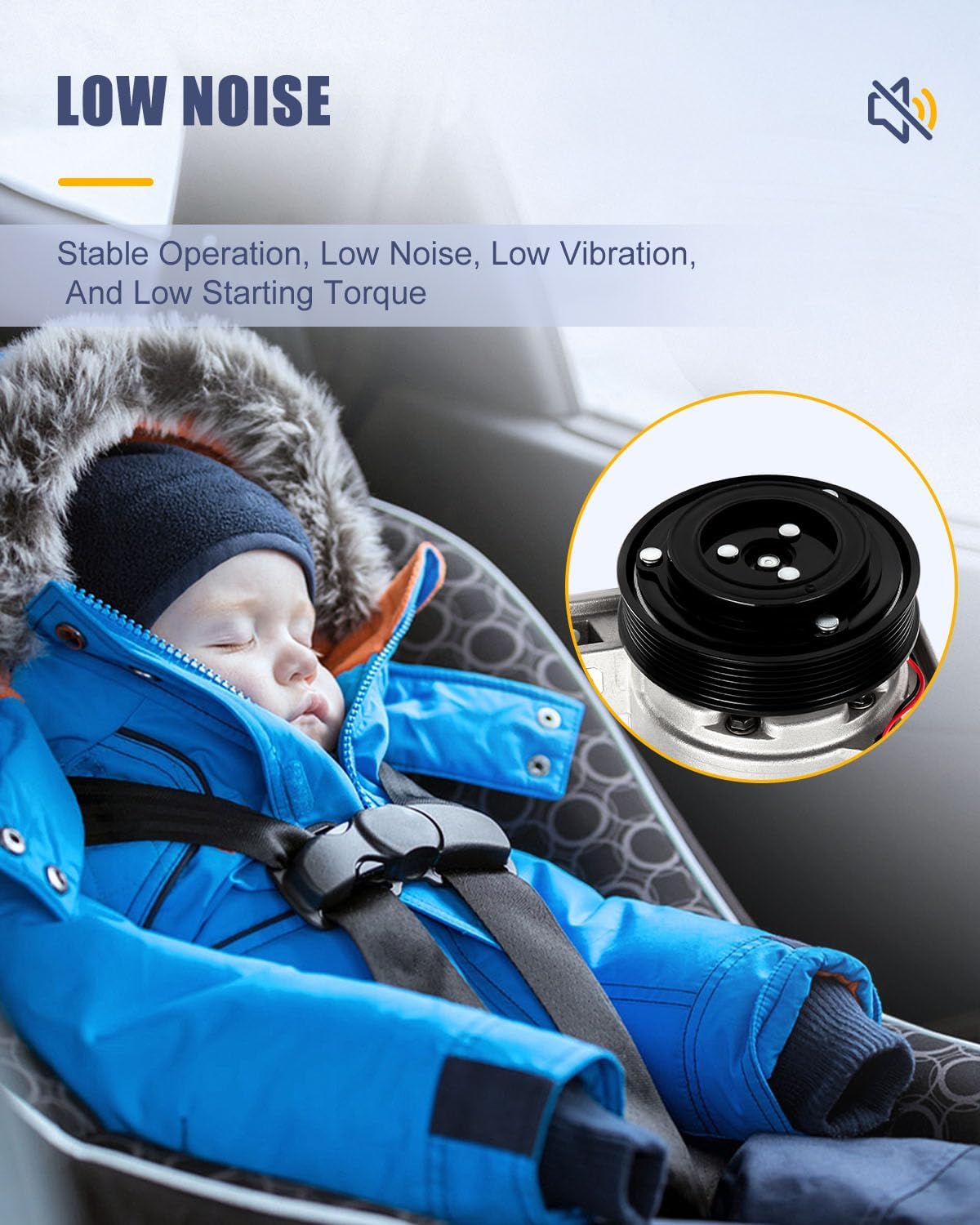 OCPTY AC Compressor for 2008-2013 for Nissan Rogue 2.5L 98490 6512863 7512863 2021180 926004BB2A 92600JM01C 10347900 10362251 255769 275998 2021180AM 2021180R 141004C