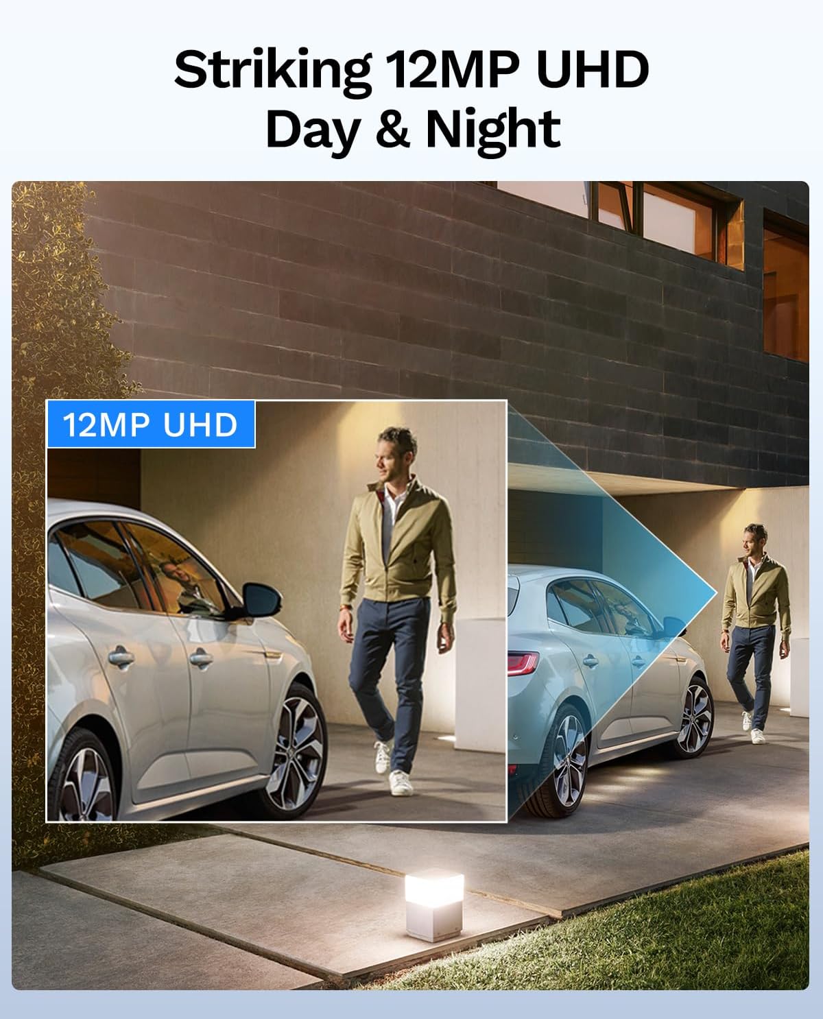 LongPlus 12MP Home Security Camera System, 4pcs Wired PoE CCTV Camera Security System, Spotlight Color Night Vision, AI Motion Detection, H.265+ 8CH NVR with 4TB HDD, LP12ME84B1