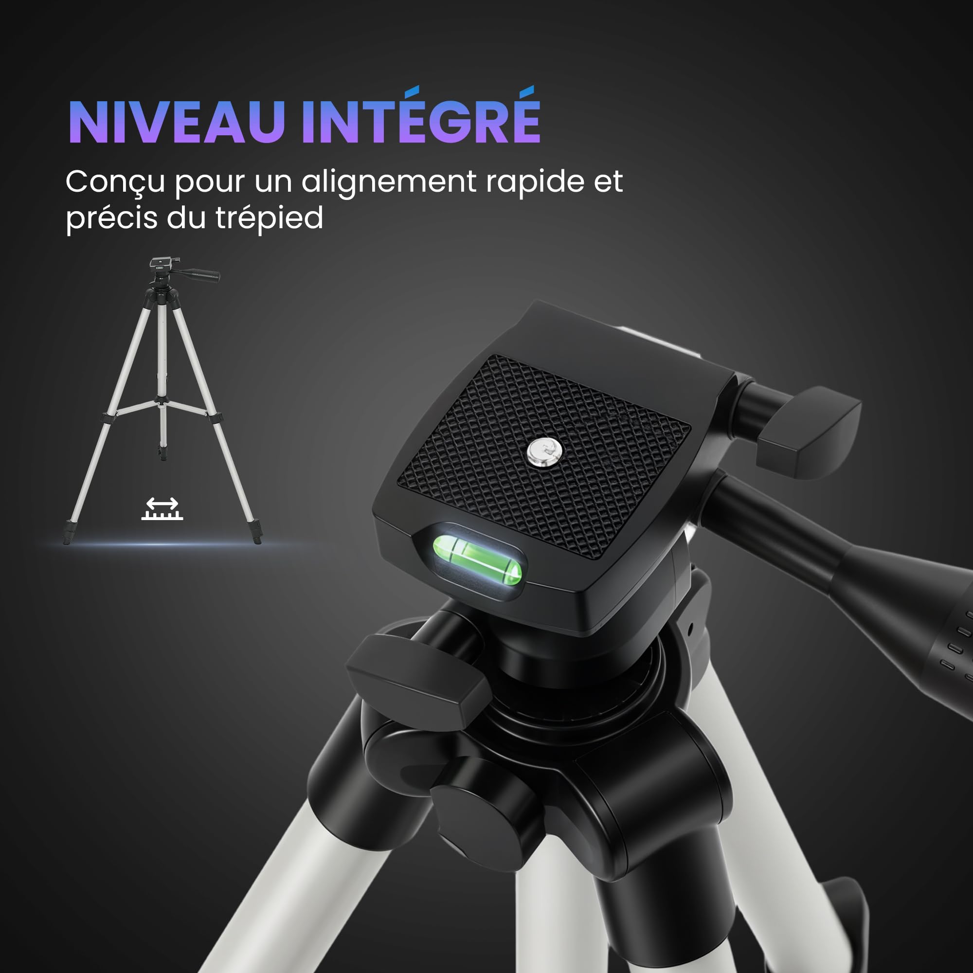 Outsunny Télescope Astronomique pour Adultes et Débutants 70 mm, Télescope Réfracteur 100X/50X/30X avec 3 Oculaires, Monture AZ 300 mm, Trépied Réglable en Aluminium, Blanc
