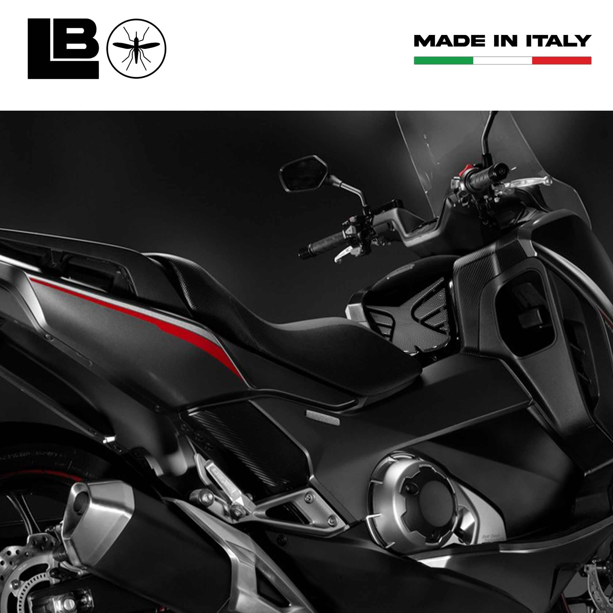 Labelbike Adesivo Resina 3D Protezione Carter Marmitta Per HONDA INTEGRA 750 (2016-2020) - Made In Italy