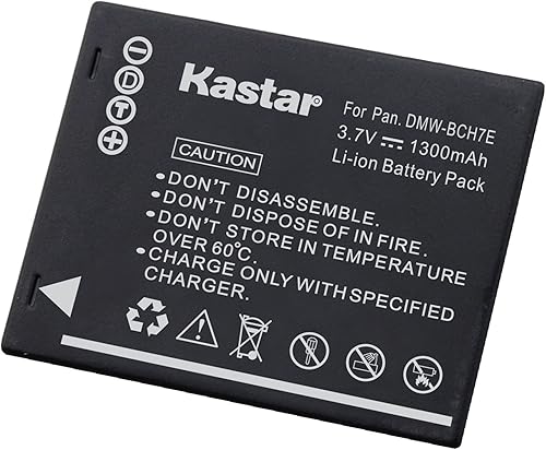 Kastar Reemplazo de batería para Panasonic DMW-BCH7 DMW-BCH7E DMW-BCH7PP DMW-BCH7GK y cámara Panasonic DMC-FP1 DMC-FP2 DMC-FP3 DMC-FT10 DMC-TS10
