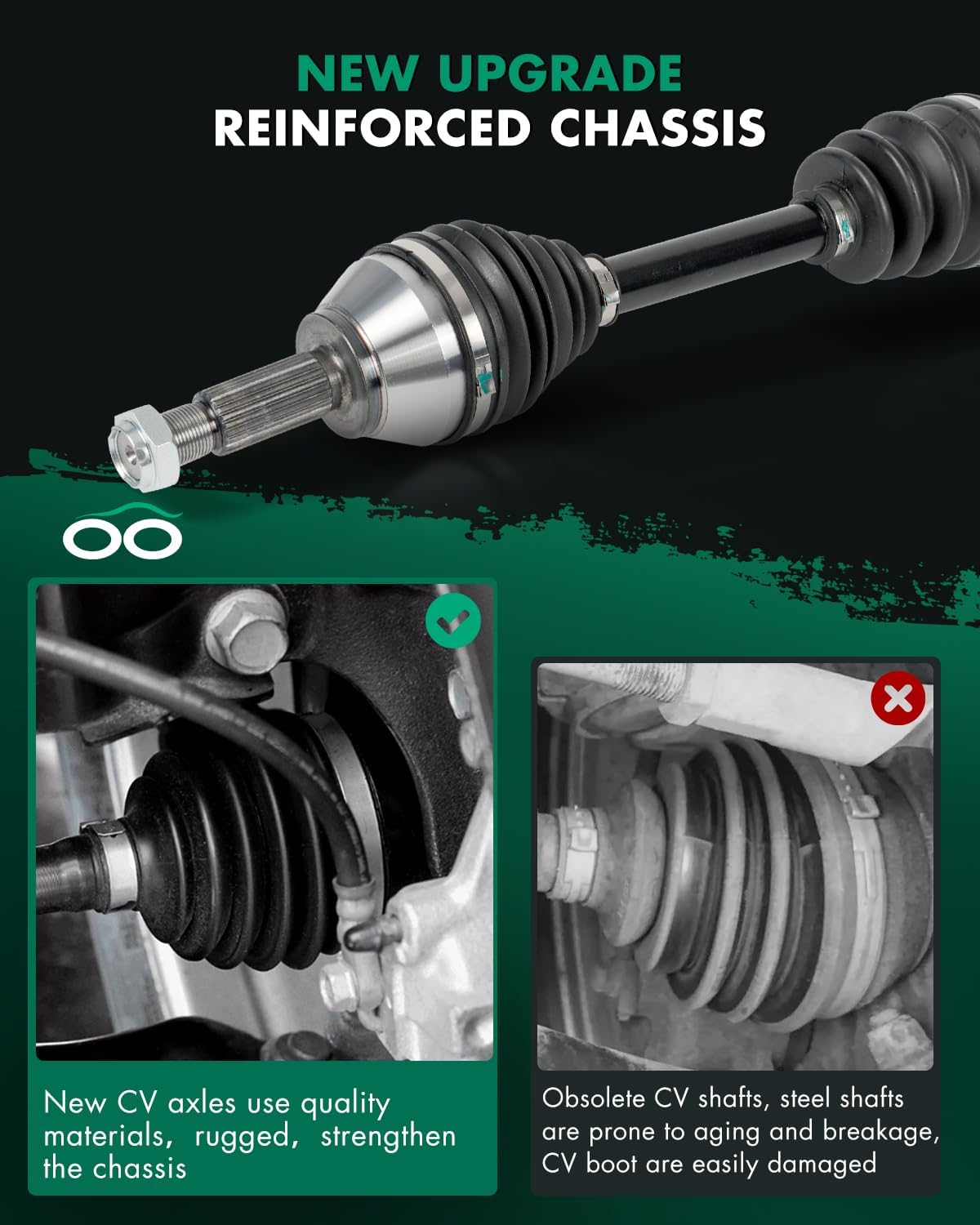CV Axle Shaft Assembly Front Left Fit For Ford Fiesta 1.6L 2011-2015