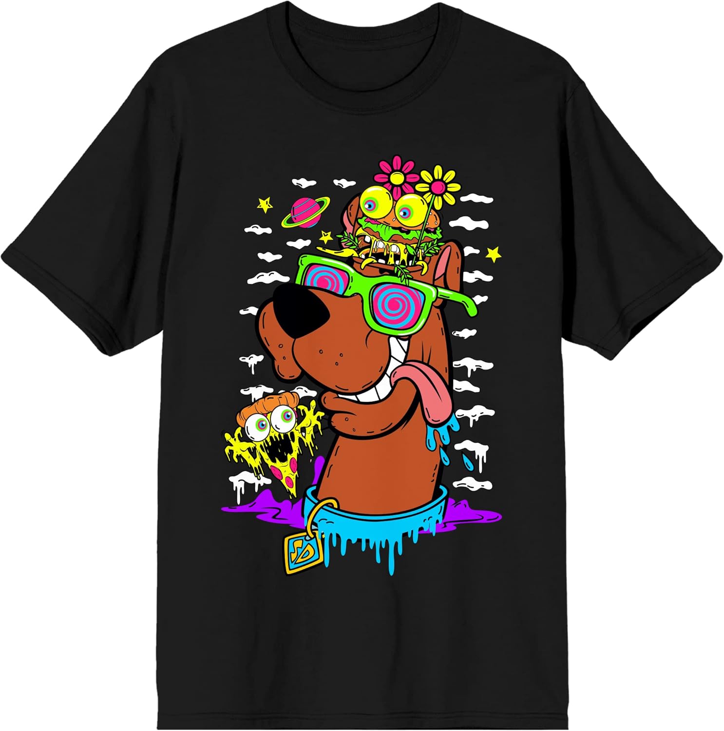 Scooby Doo Hunger Vision Men's Black T-Shirt