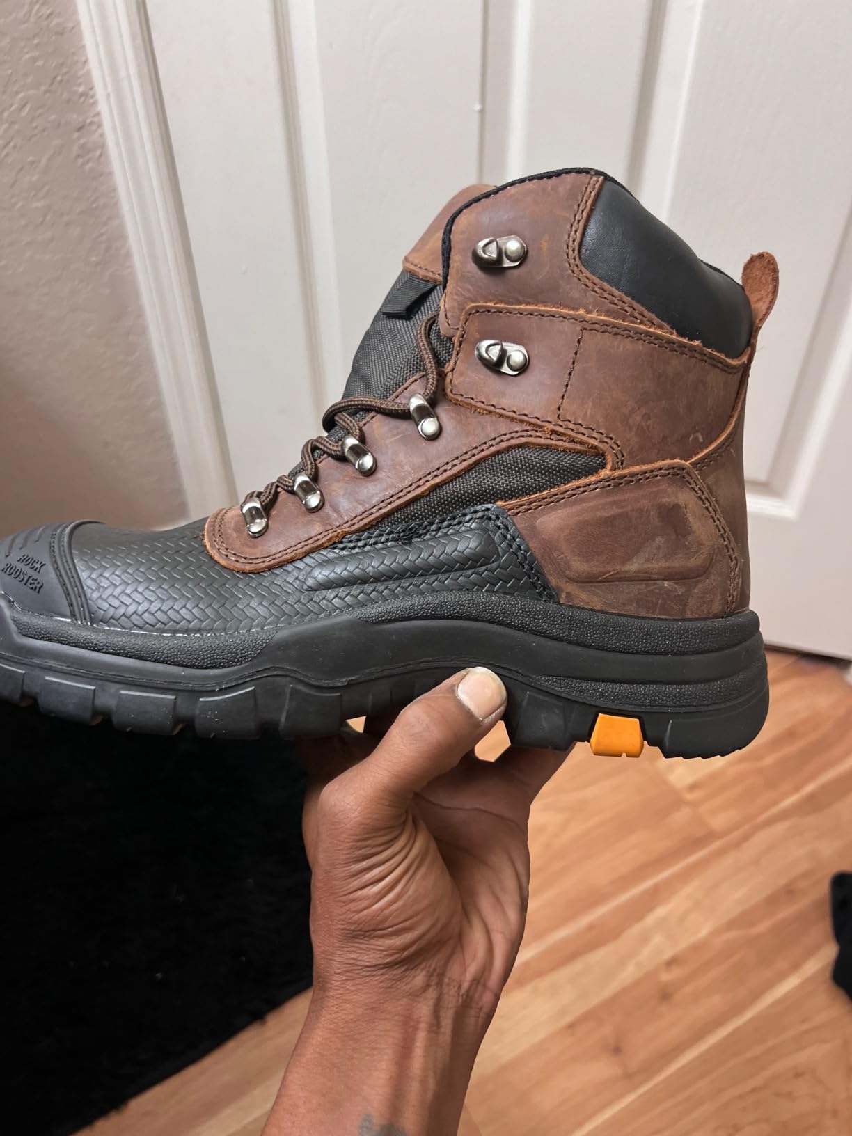 ROCKROOSTER Sedona 6 Inch Waterproof Steel Toe Leather Work