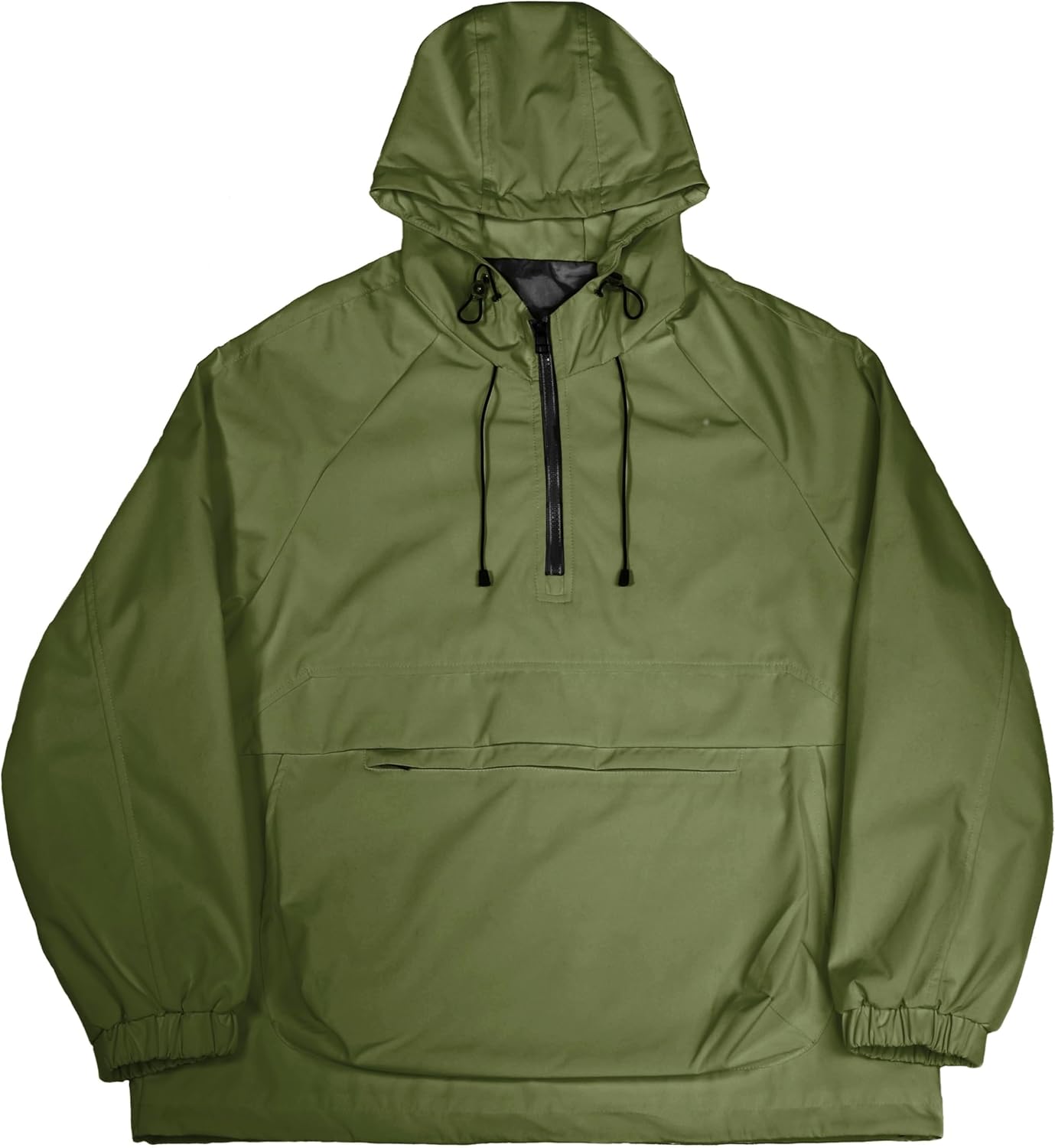 Tactical Wet Weather Anorak Rip Stop Jacket Military Style Waterproof Pullover Windbreaker Fleece