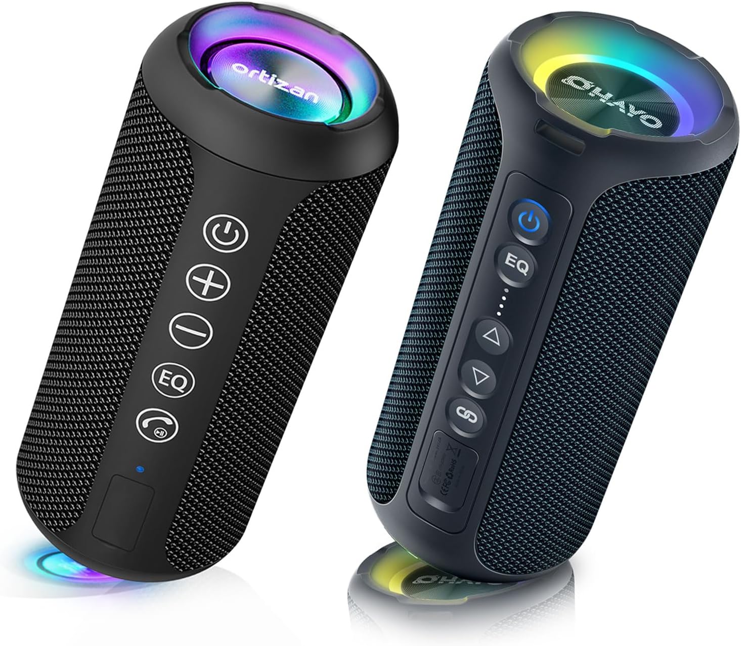 RIENOK Cassa Bluetooth Portatile Potente 35W IPX7 Impermeabile