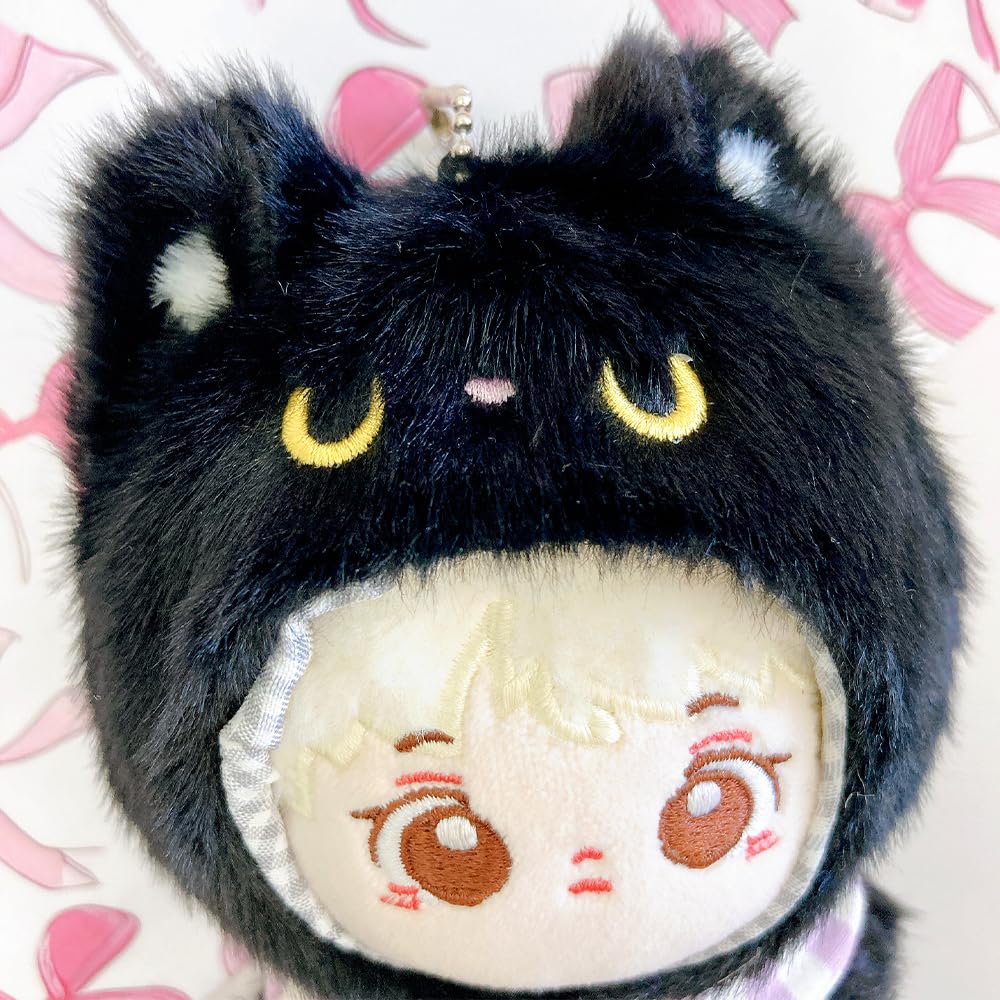 Amazon.co.jp: ぬいぐるみ用スタイ付きアニマル着ぐるみ 黒猫 10cm用